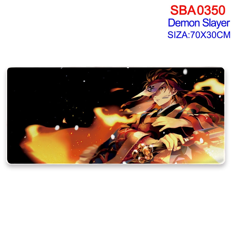 Demon Slayer Kimets Anime peripheral edge lock mouse pad 70X30cm SBA-350