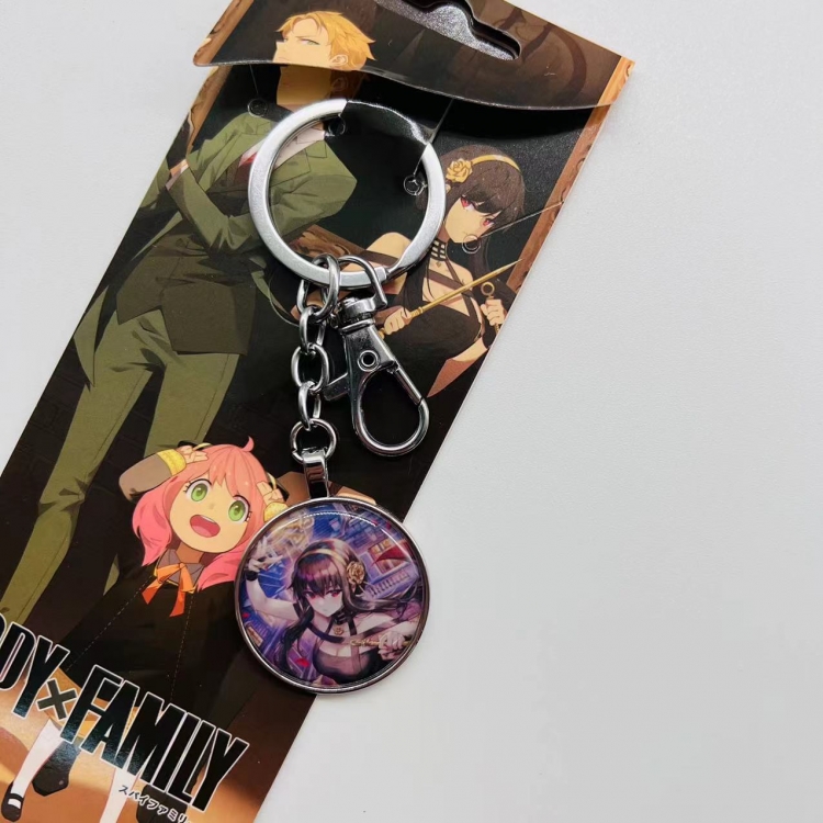 SPY×FAMILY Anime peripheral metal keychain pendant  4519 price for 5 pcs