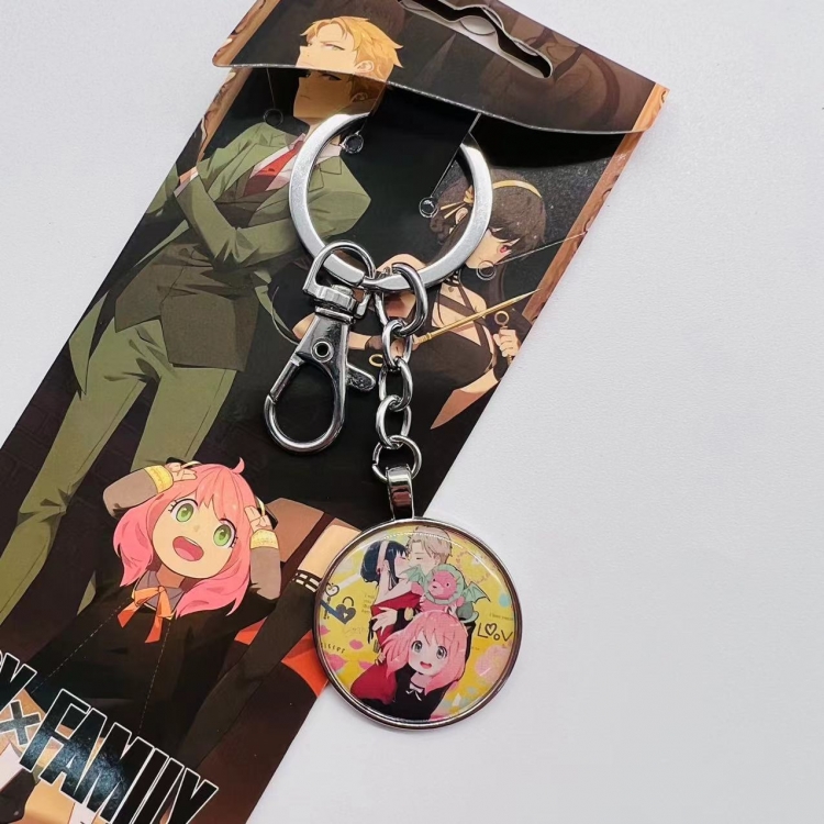 SPY×FAMILY Anime peripheral metal keychain pendant  4439 price for 5 pcs