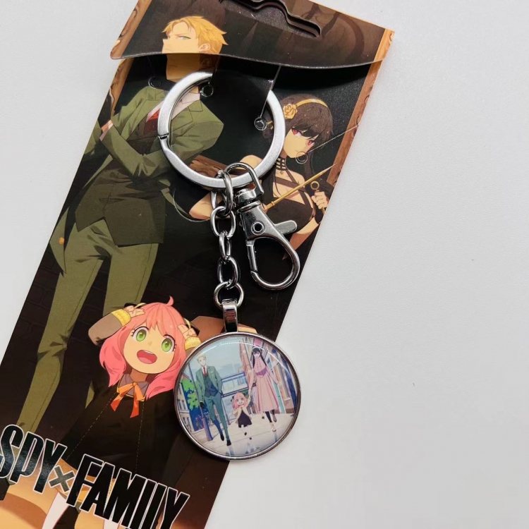 SPY×FAMILY Anime peripheral metal keychain pendant   4348 price for 5 pcs