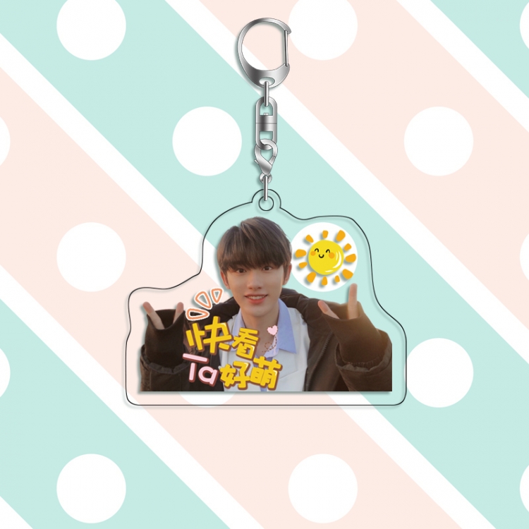 TNT acrylic pendant bag charm keychain price for 5 pcs