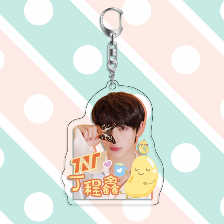 TNT acrylic pendant bag charm keychain price for 5 pcs