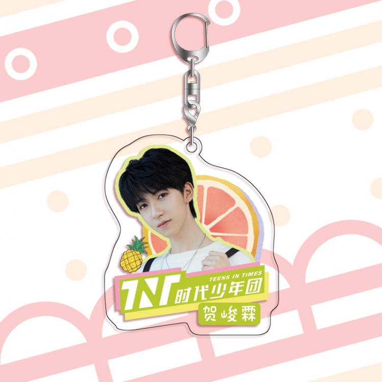 TNT acrylic pendant bag charm keychain price for 5 pcs