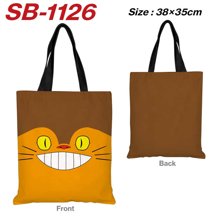 TOTORO Anime Canvas Tote Shoulder Bag Tote Shopping Bag 38X35CM SB-1126