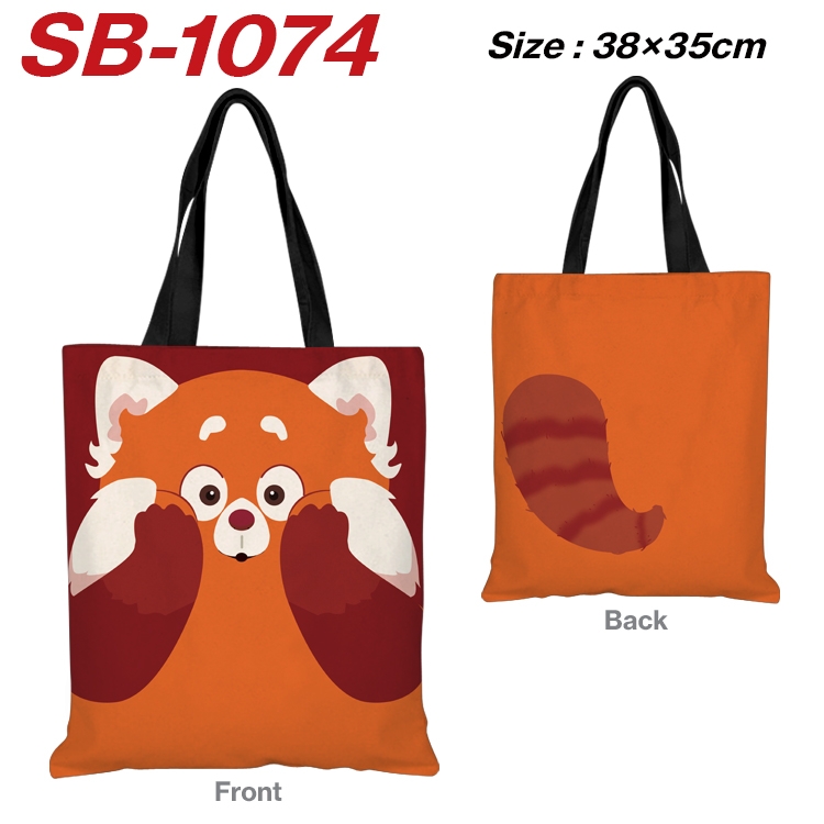 Turning Red  Anime Canvas Tote Shoulder Bag Tote Shopping Bag 38X35CM  SB-1074