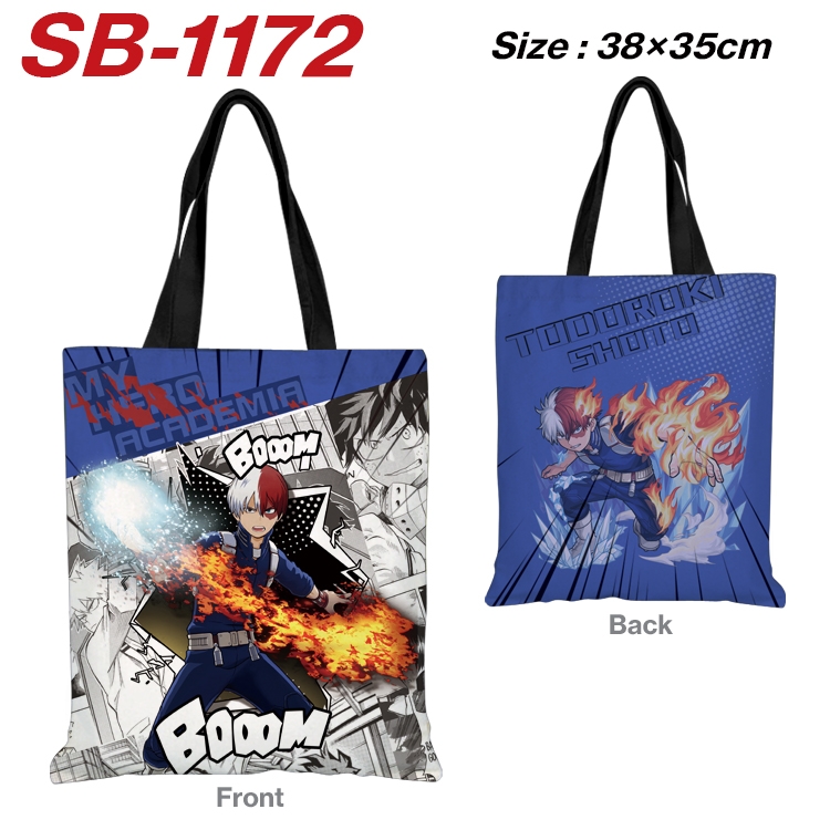 My Hero Academia Anime Canvas Tote Shoulder Bag Tote Shopping Bag 38X35CM SB-1172