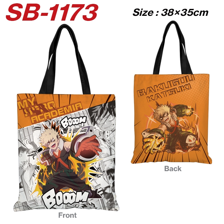My Hero Academia Anime Canvas Tote Shoulder Bag Tote Shopping Bag 38X35CM SB-1173