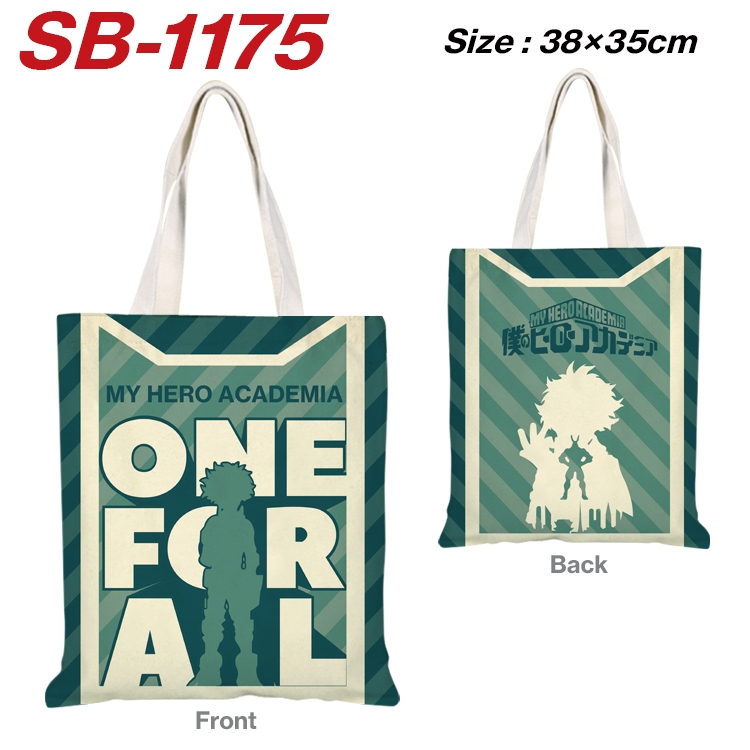 My Hero Academia Anime Canvas Tote Shoulder Bag Tote Shopping Bag 38X35CM SB-1175