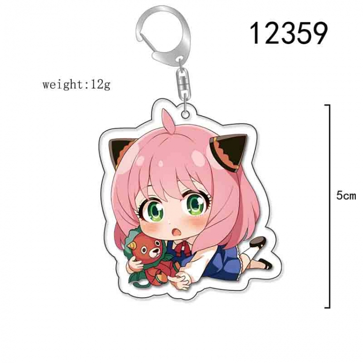 SPY×FAMILY Anime Acrylic Keychain Charm price for 5 pcs 12359