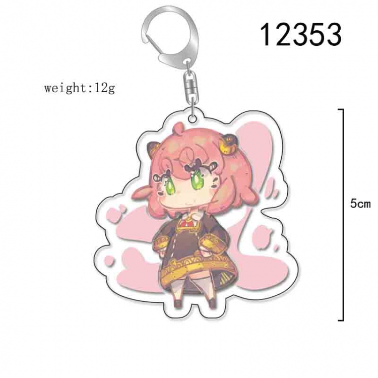 SPY×FAMILY Anime Acrylic Keychain Charm price for 5 pcs 12353