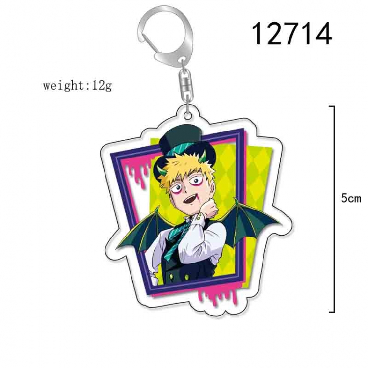 Mob Psycho 100 Anime Acrylic Keychain Charm price for 5 pcs 12714