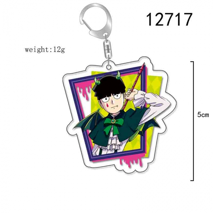 Mob Psycho 100 Anime Acrylic Keychain Charm price for 5 pcs 12717