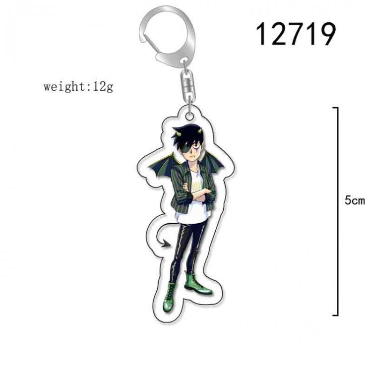 Mob Psycho 100 Anime Acrylic Keychain Charm price for 5 pcs 12719