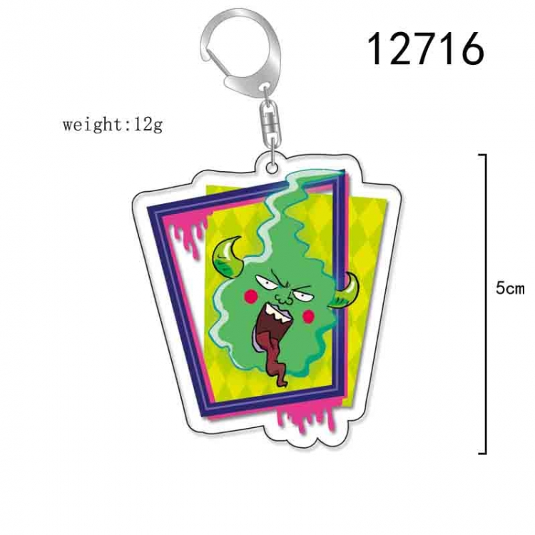 Mob Psycho 100 Anime Acrylic Keychain Charm price for 5 pcs 12716