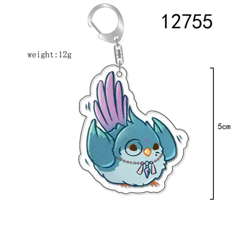 Genshin Impact Anime Acrylic Keychain Charm price for 5 pcs 12755