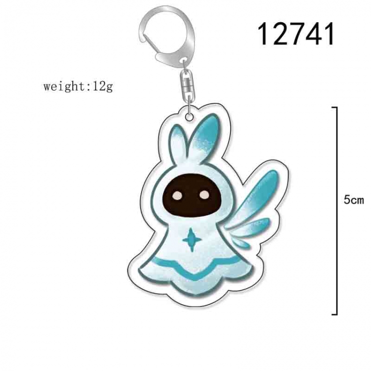 Genshin Impact Anime Acrylic Keychain Charm price for 5 pcs 12741