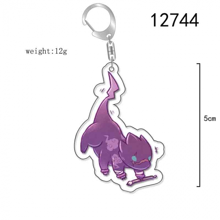 Genshin Impact Anime Acrylic Keychain Charm price for 5 pcs 12744