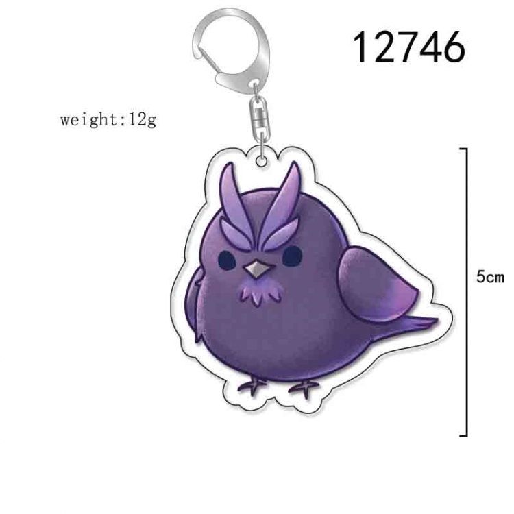 Genshin Impact Anime Acrylic Keychain Charm price for 5 pcs 12746