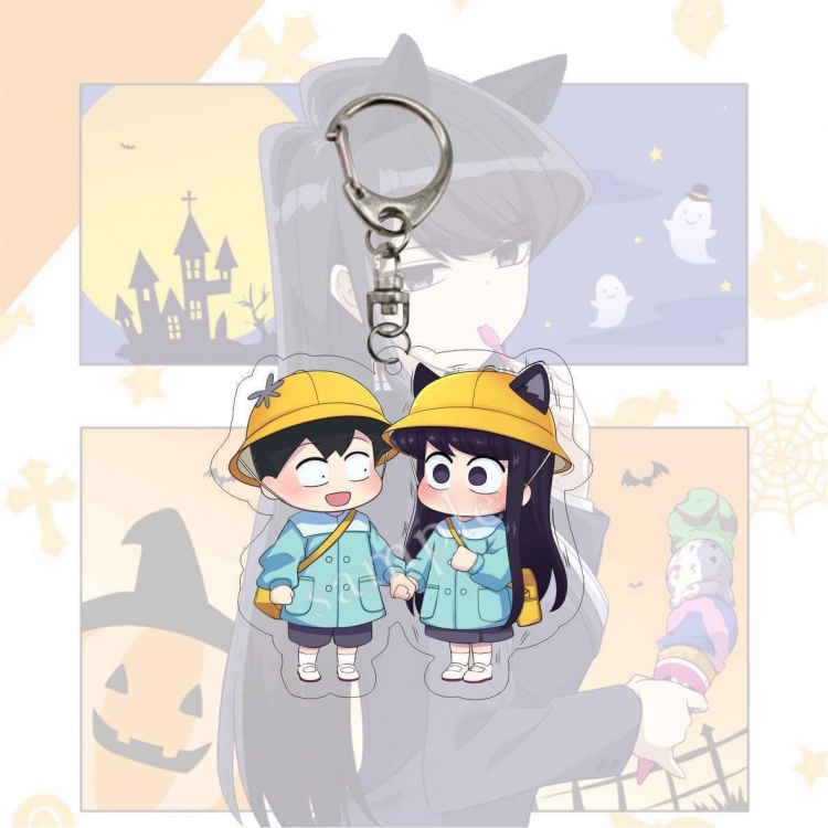 Komi-san wa, Komyushou Desu Anime Acrylic Keychain Charm price for 5 pcs 12724