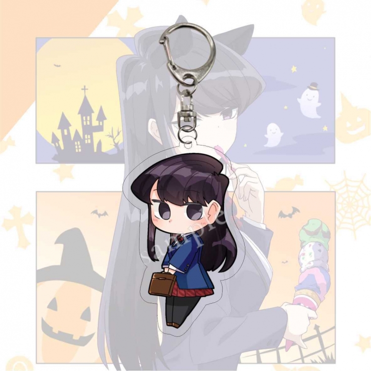 Komi-san wa, Komyushou Desu Anime Acrylic Keychain Charm price for 5 pcs 12729