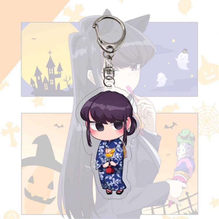 Komi-san wa, Komyushou Desu Anime Acrylic Keychain Charm price for 5 pcs 12728