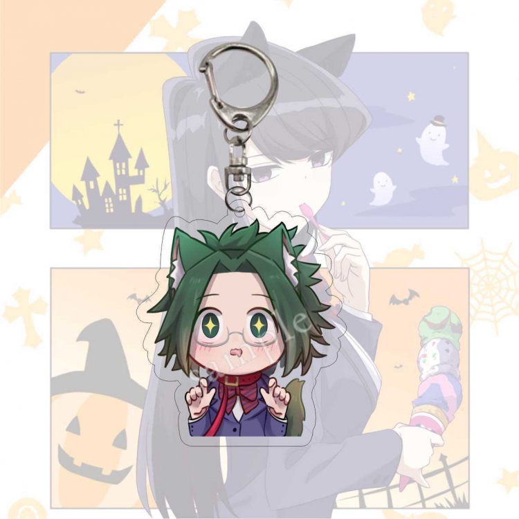 Komi-san wa, Komyushou Desu Anime Acrylic Keychain Charm price for 5 pcs 12726