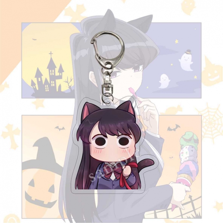 Komi-san wa, Komyushou Desu Anime Acrylic Keychain Charm price for 5 pcs 12727