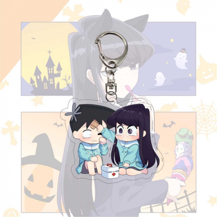 Komi-san wa, Komyushou Desu Anime Acrylic Keychain Charm price for 5 pcs 12725