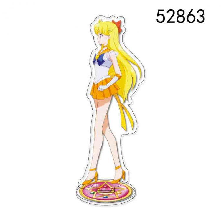 sailormoon Anime character acrylic big Standing Plates Keychain 52863