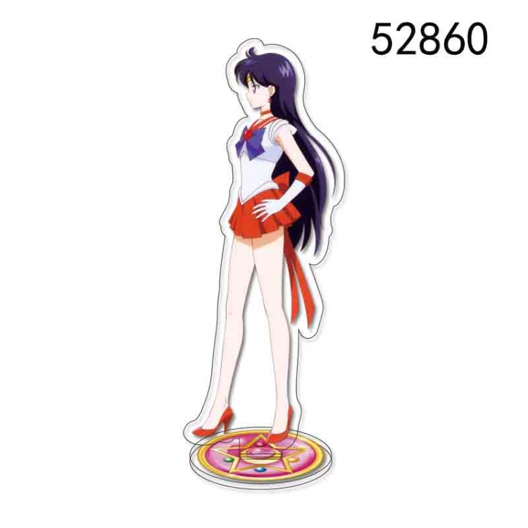sailormoon Anime character acrylic big Standing Plates Keychain 52860