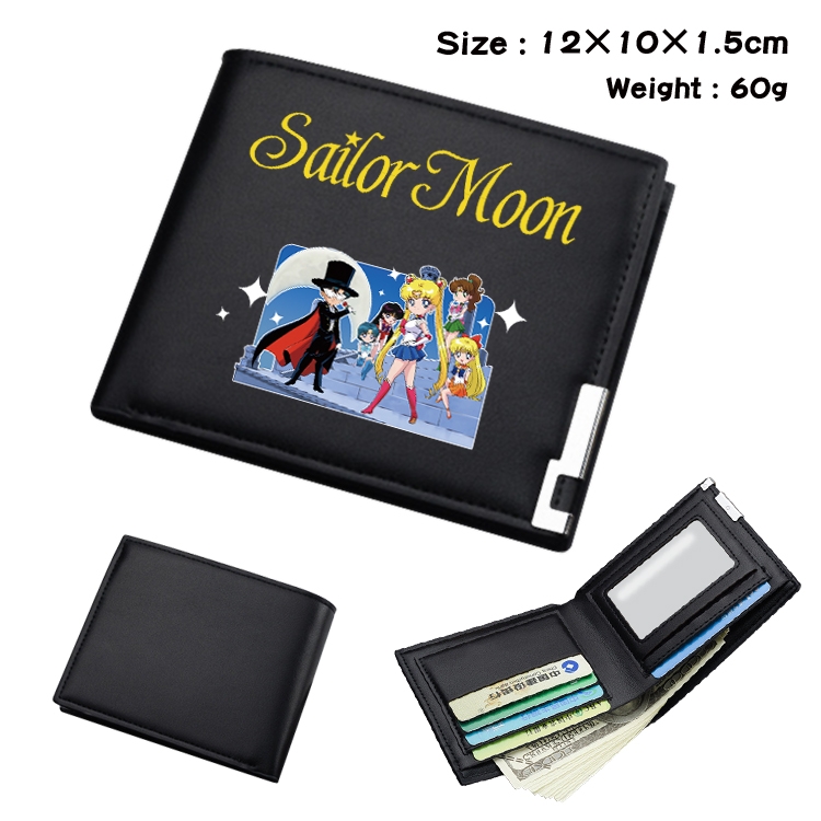  sailormoon Anime Peripheral Denim Folding Wallet 11.5X10X1.5CM 40g