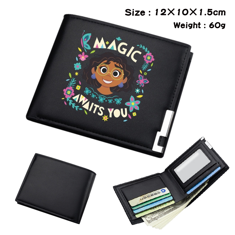 full house of magic  Anime Peripheral Denim Folding Wallet 11.5X10X1.5CM 40g