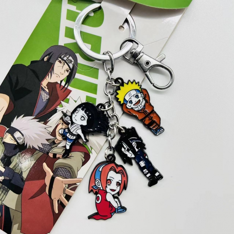 Naruto Anime Cartoon 4 Pendant Keychain Bag Pendant 827