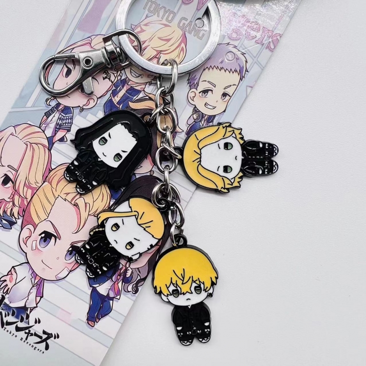 Tokyo Revengers Anime Cartoon 4 Pendant Keychain Bag Pendant  759