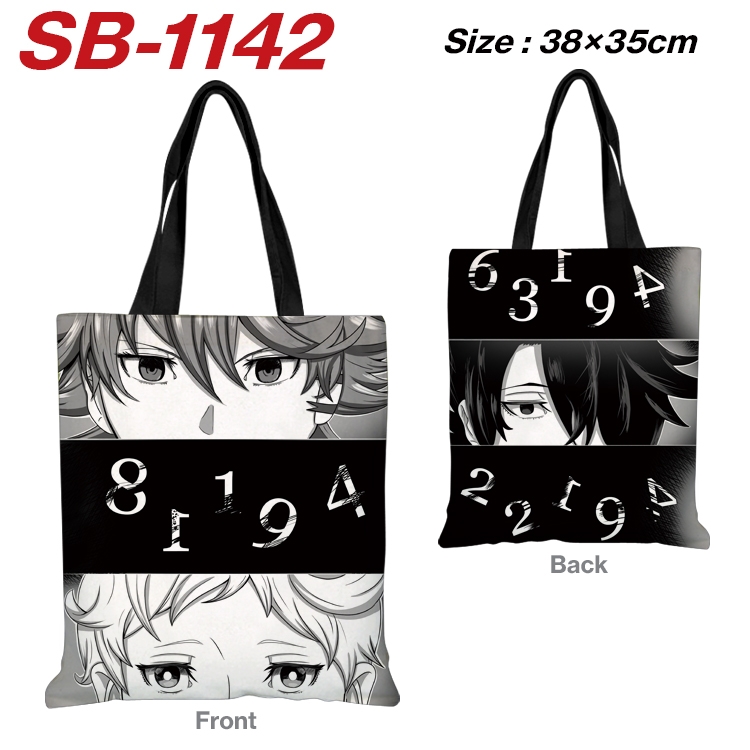 The Promised Neverla Anime Canvas Tote Shoulder Bag Tote Shopping Bag 38X35CM SB-1142