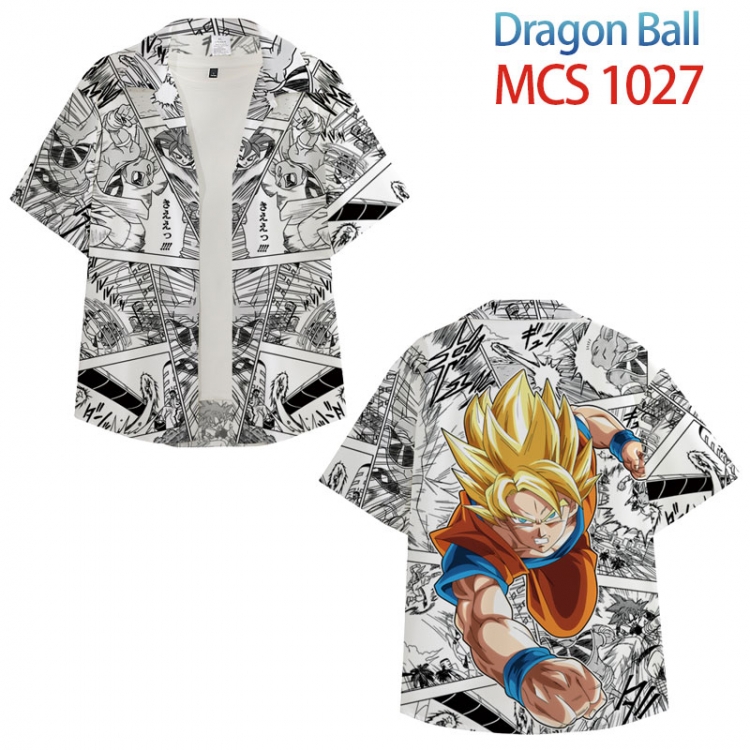 DRAGON BALL Anime peripheral full color short-sleeved shirt from XS to 4XL MCS-1027
