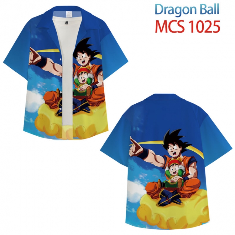 DRAGON BALL Anime peripheral full color short-sleeved shirt from XS to 4XL MCS-1025
