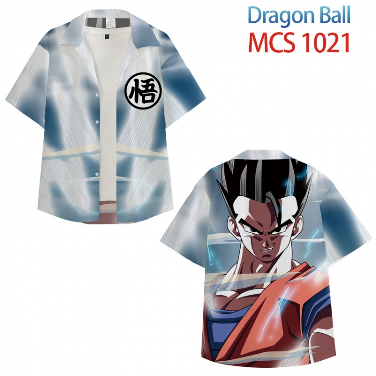 DRAGON BALL Anime peripheral full color short-sleeved shirt from XS to 4XL MCS-1021