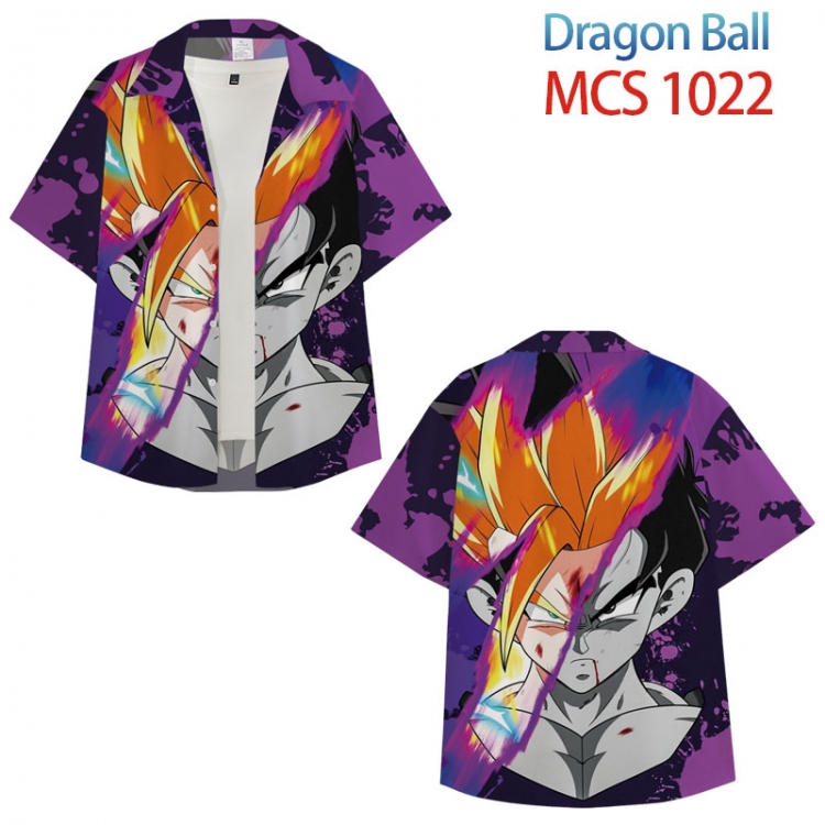 DRAGON BALL Anime peripheral full color short-sleeved shirt from XS to 4XL  MCS-1022