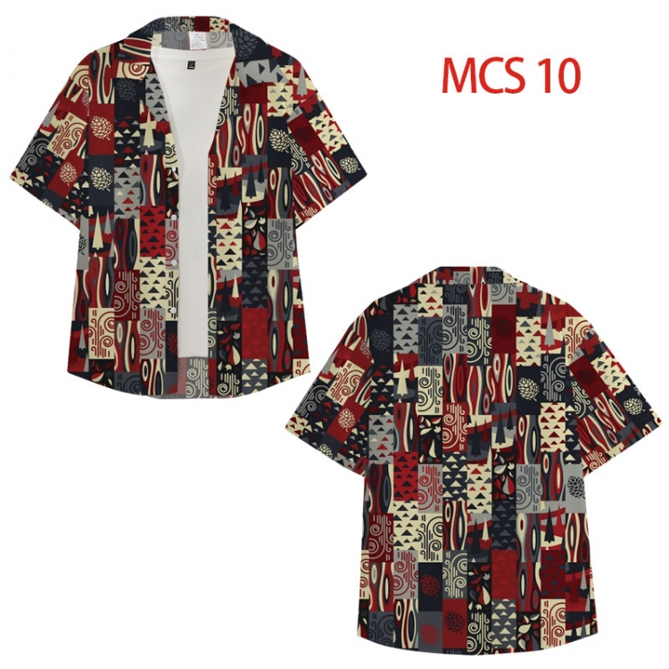 popularize peripheral full color short-sleeved shirt from XS to 4XL MCS 10