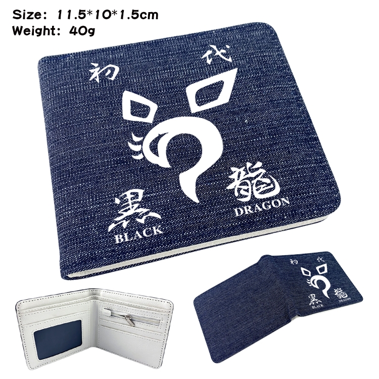 Tokyo Revengers  Anime Peripheral Denim Coloring Book Wallet 11.5X10X1.5CM 40g