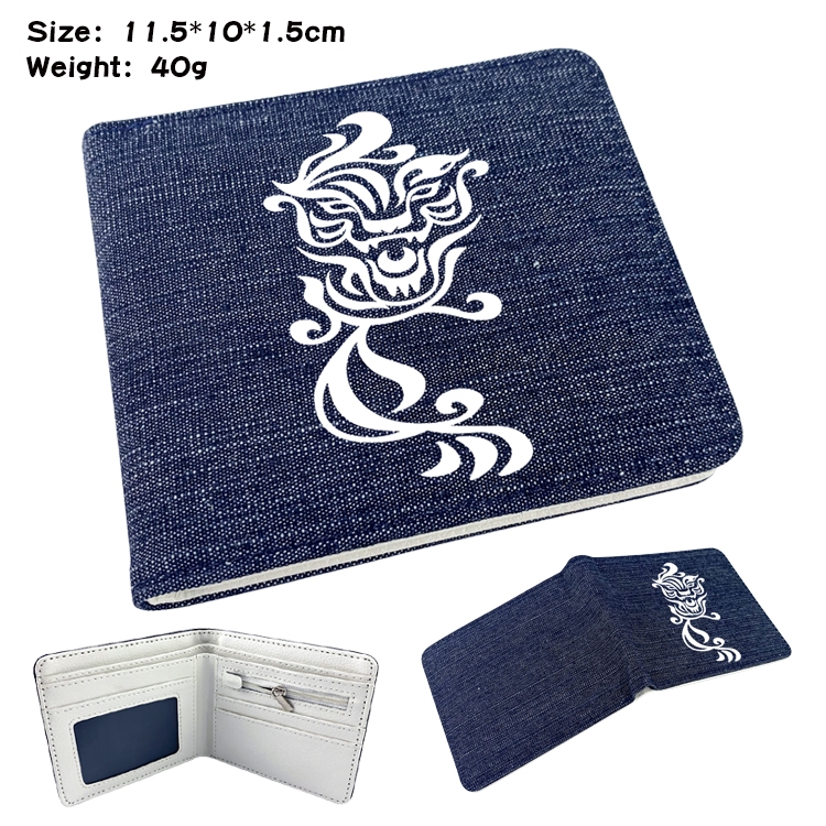 Tokyo Revengers  Anime Peripheral Denim Coloring Book Wallet 11.5X10X1.5CM 40g