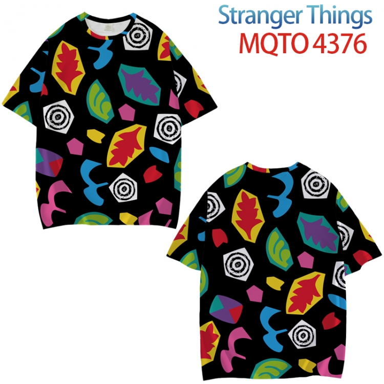 Stranger Things Full color printed short sleeve T-shirt from XXS to 4XL MQTO-4376