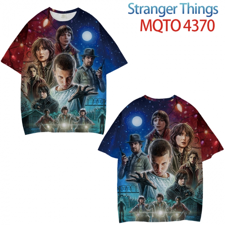 Stranger Things Full color printed short sleeve T-shirt from XXS to 4XL MQTO-4370