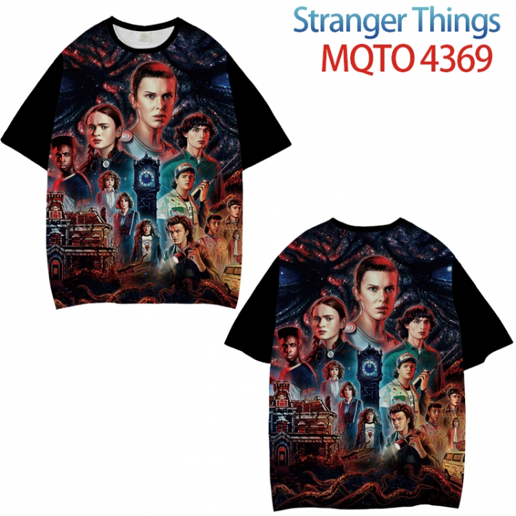 Stranger Things Full color printed short sleeve T-shirt from XXS to 4XL MQTO-4369