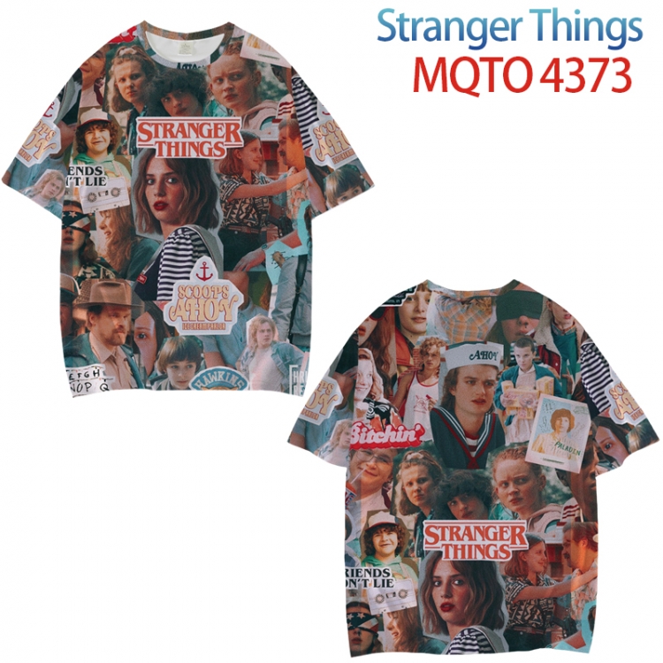 Stranger Things Full color printed short sleeve T-shirt from XXS to 4XL  MQTO-4373