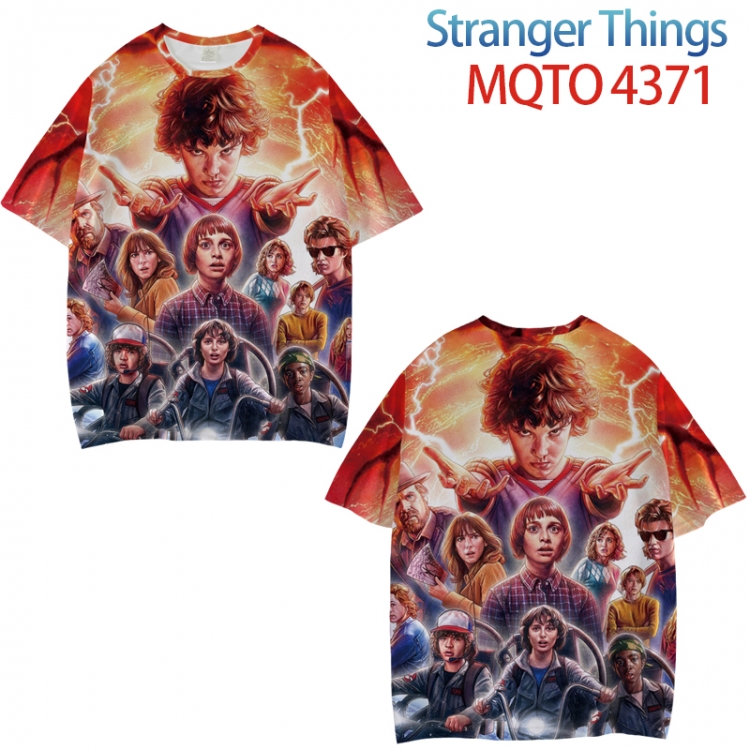 Stranger Things Full color printed short sleeve T-shirt from XXS to 4XL MQTO-4371