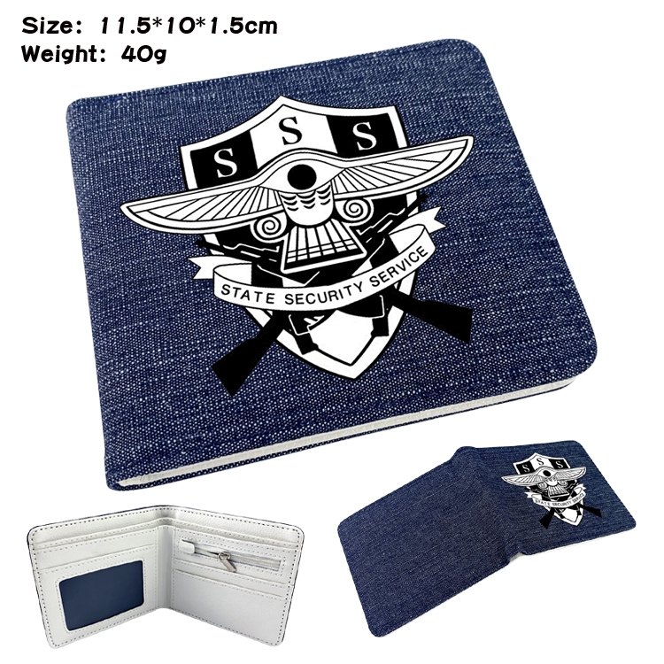 SPY×FAMILY Anime Peripheral Denim Coloring Book Wallet 11.5X10X1.5CM 40g