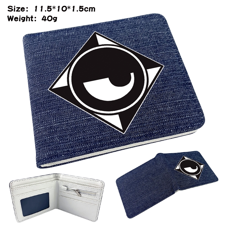 SPY×FAMILY Anime Peripheral Denim Coloring Book Wallet 11.5X10X1.5CM 40g