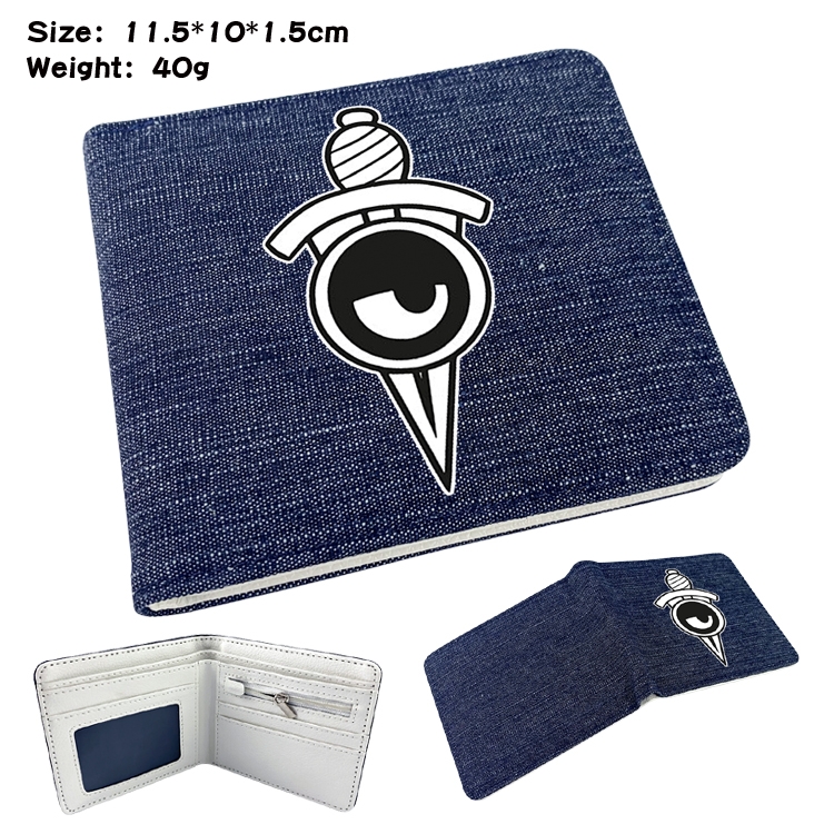 SPY×FAMILY Anime Peripheral Denim Coloring Book Wallet 11.5X10X1.5CM 40g